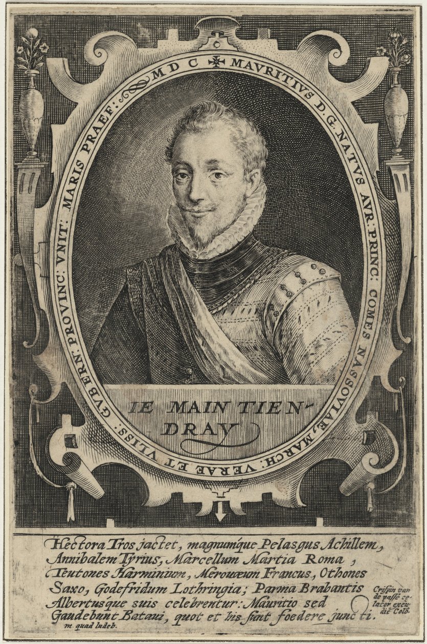 Maurice z Nassau, książę Oranii autorstwa Crispijn van de Passe I