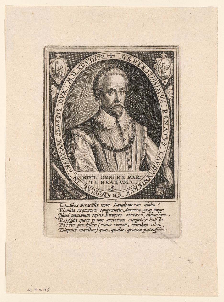 René de Laudonnière autorstwa Crispijn van de Passe I