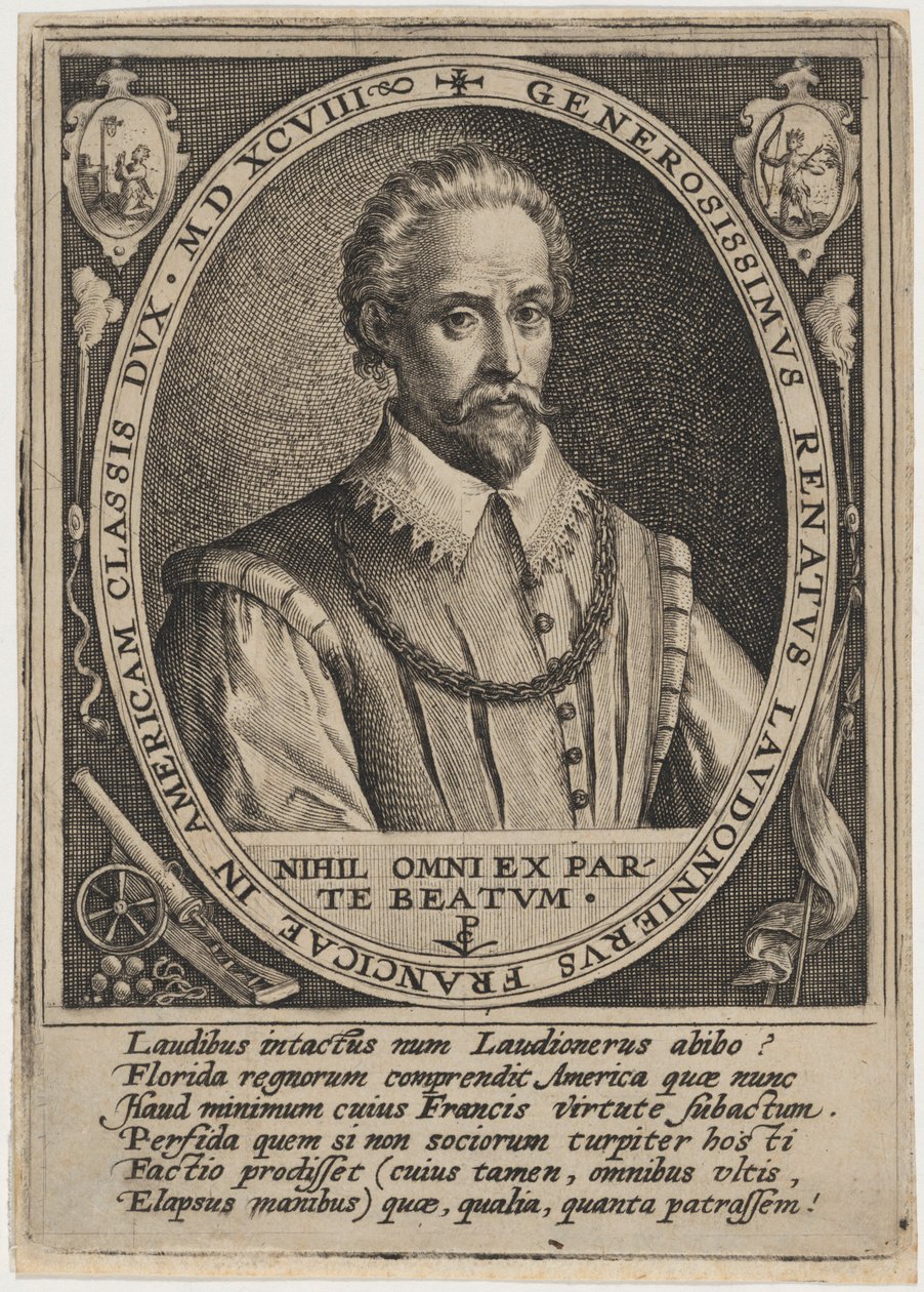 Rene de Laudonniere autorstwa Crispijn van de Passe I