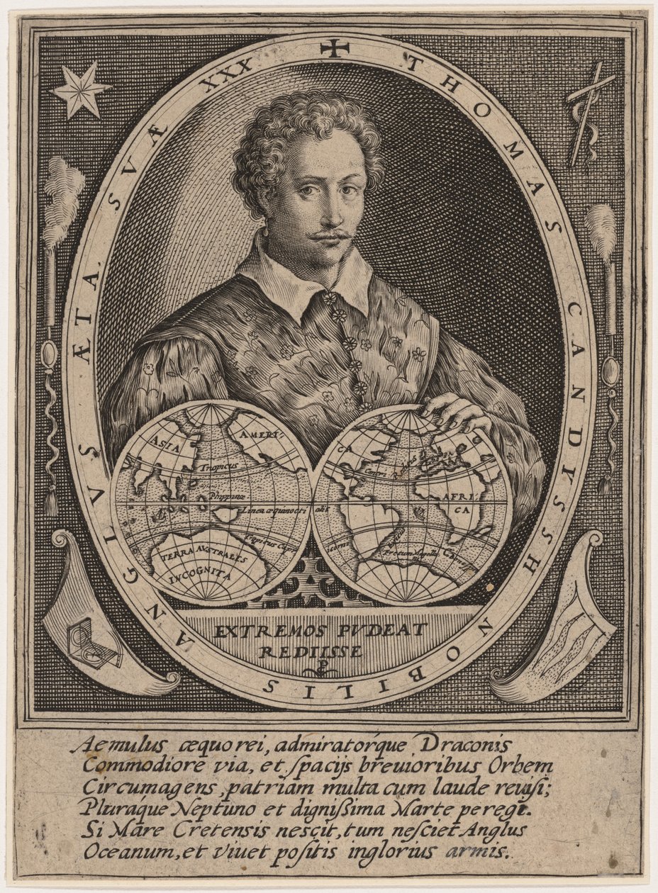 Thomas Cavendish autorstwa Crispijn van de Passe I