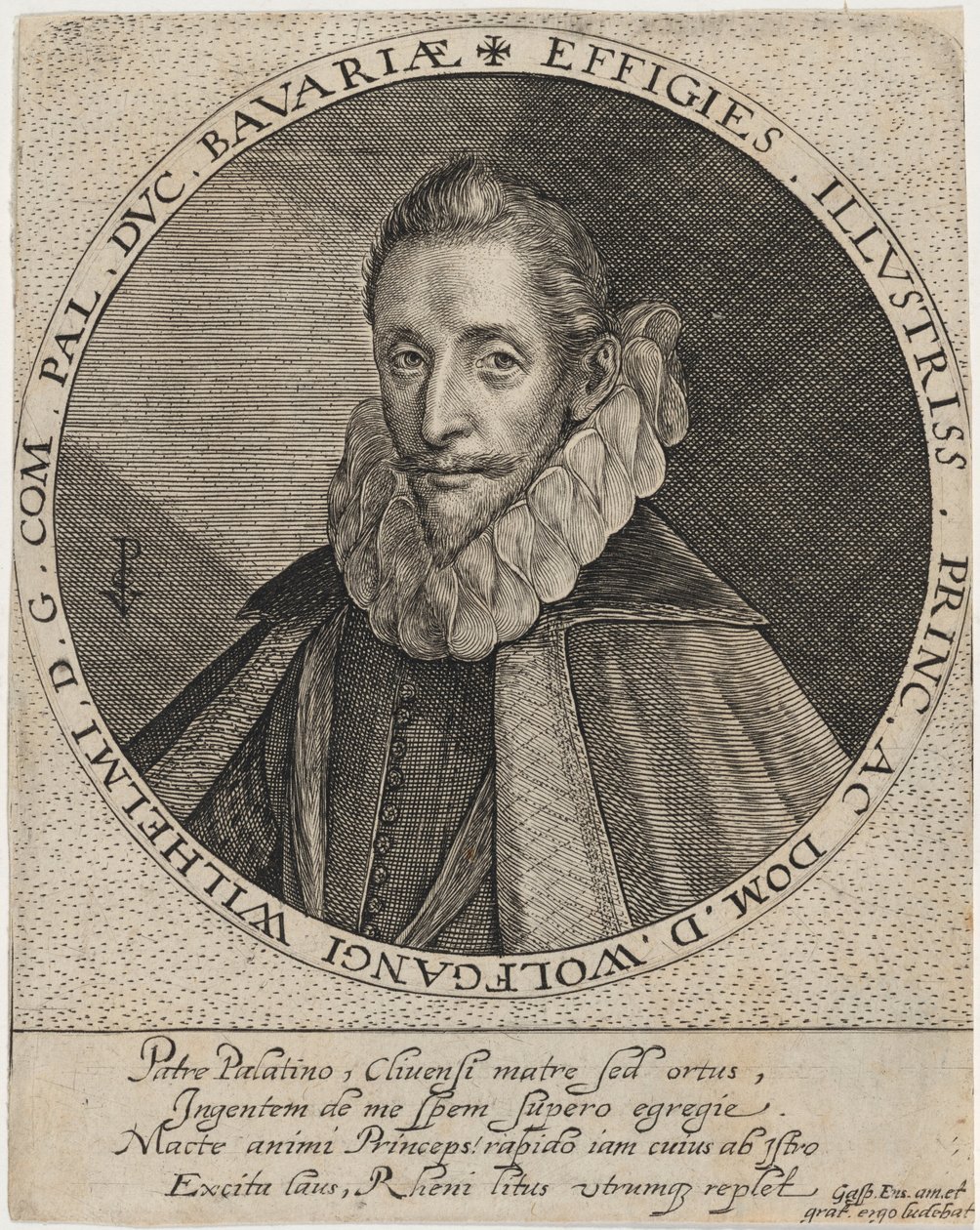 Wolfgang William, hrabia palatyn autorstwa Crispijn van de Passe I