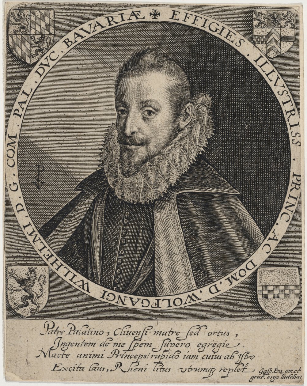 Wolfgang Wilhelm, hrabia palatyn autorstwa Crispijn van de Passe I