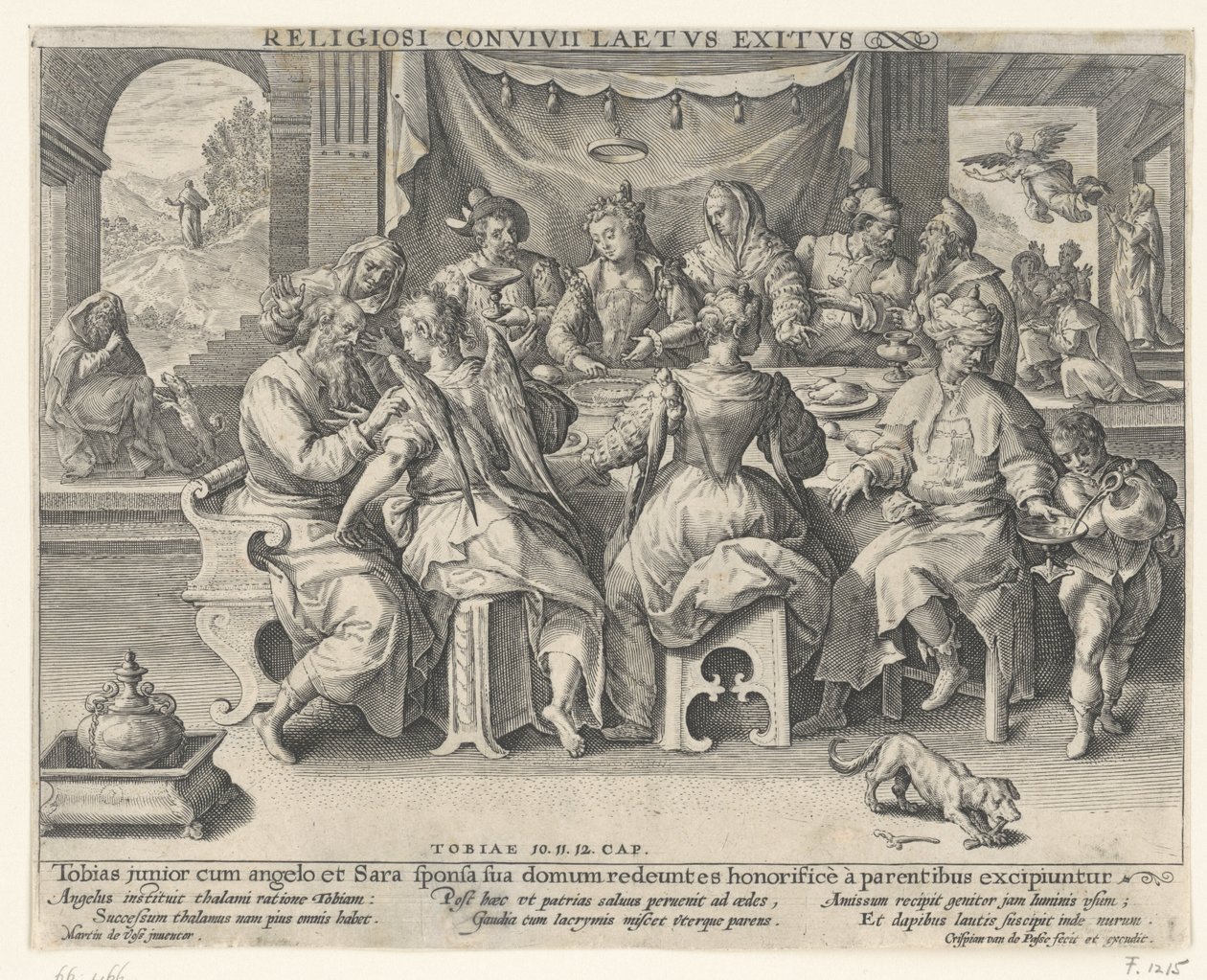 Powrót Tobiasza autorstwa Crispijn van de Passe the Elder