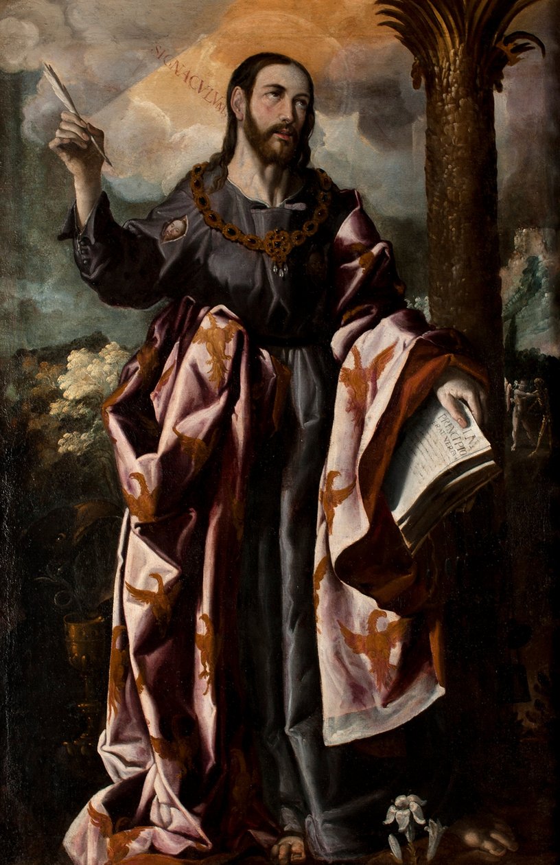 Św. Jan Ewangelista autorstwa Cristóbal García Salmerón