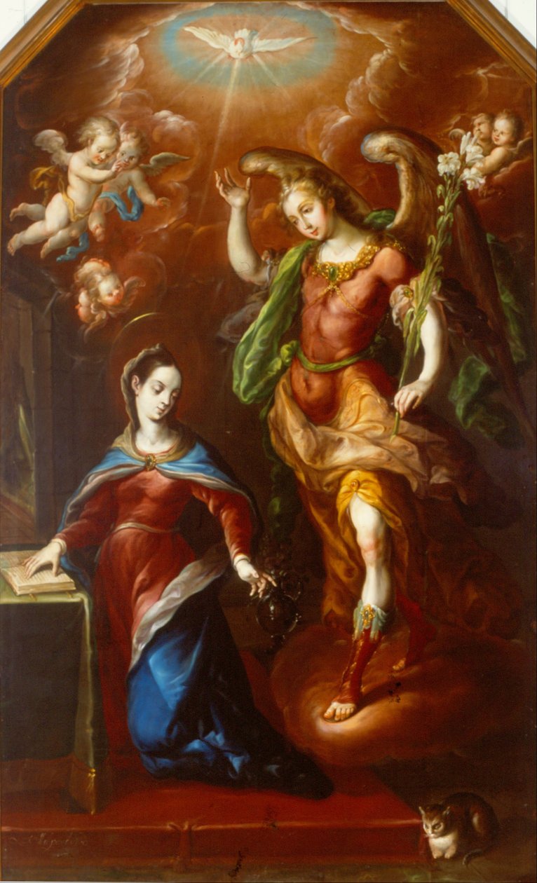 Zwiastowanie autorstwa Cristobal de Villalpando
