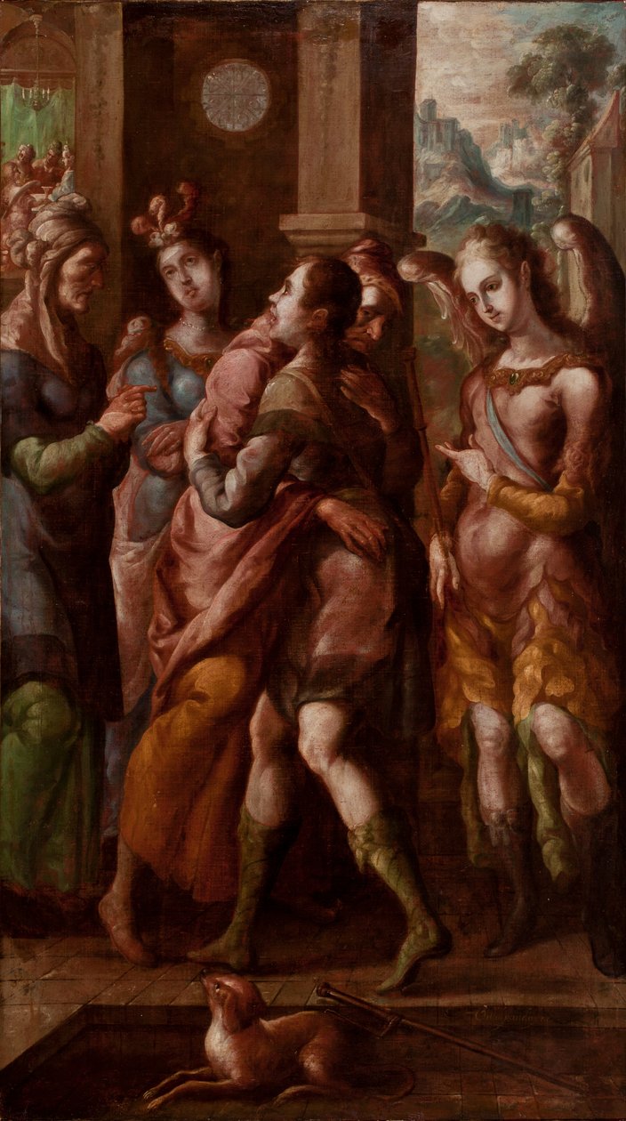 Powrót Tobiasza autorstwa Cristobal de Villalpando