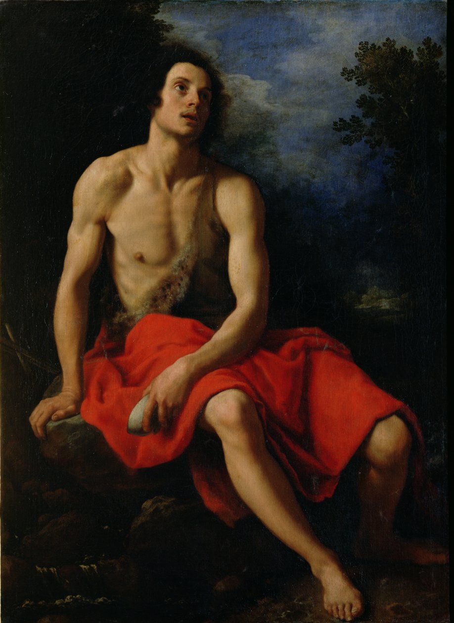 Św. Jan Chrzciciel na pustyni autorstwa Cristofano Allori