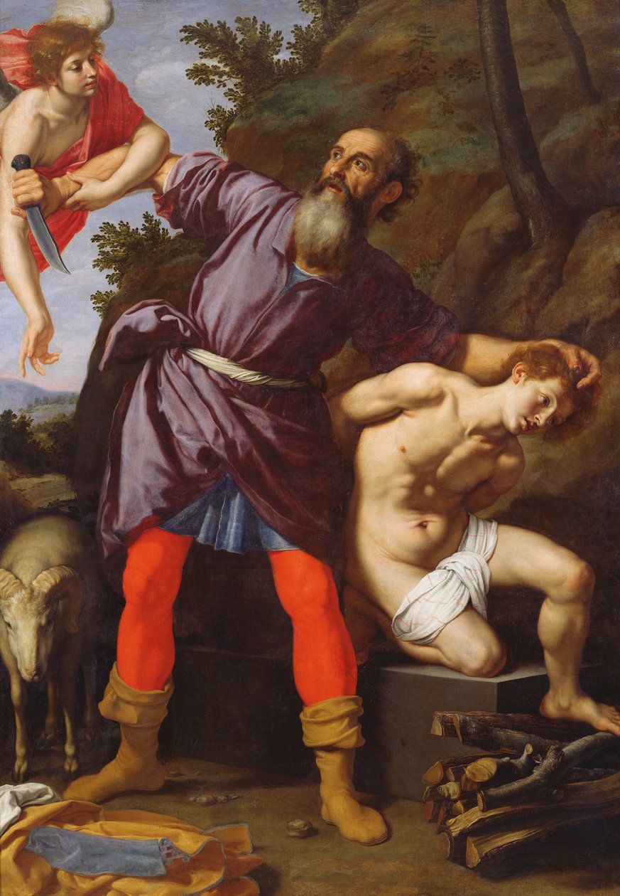 Ofiara Abrahama autorstwa Cristofano Allori