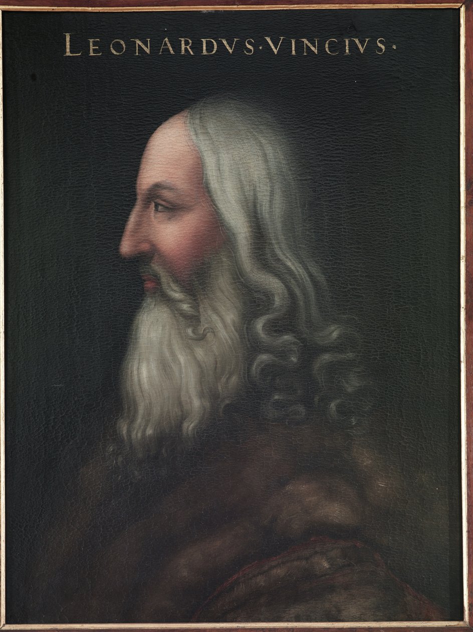 Portret Leonarda da Vinci autorstwa Cristofano dell Altissimo