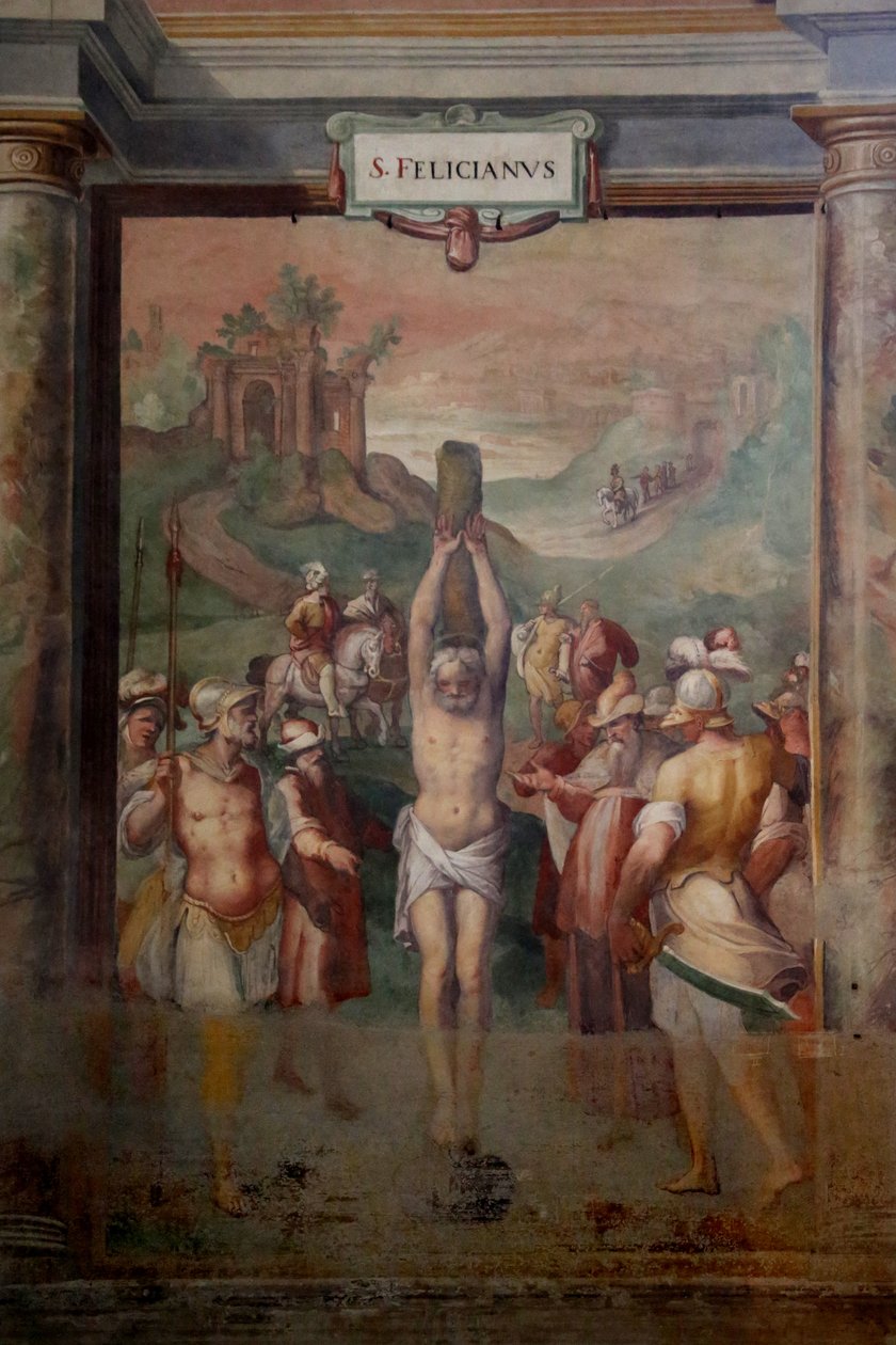 Męczeństwo św. Felicjana autorstwa Cristoforo and Tempesta, Antonio Roncalli