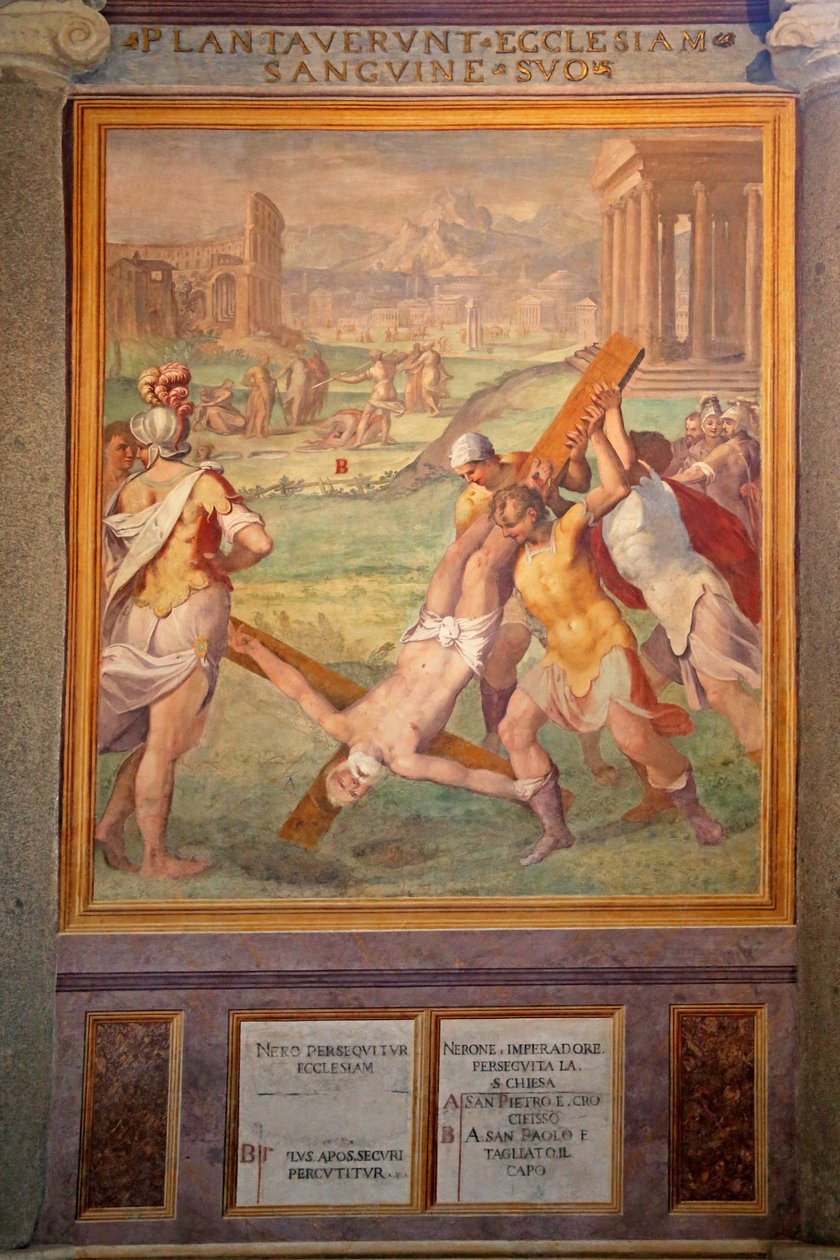Męczeństwo św. Piotra autorstwa Cristoforo and Tempesta, Antonio Roncalli