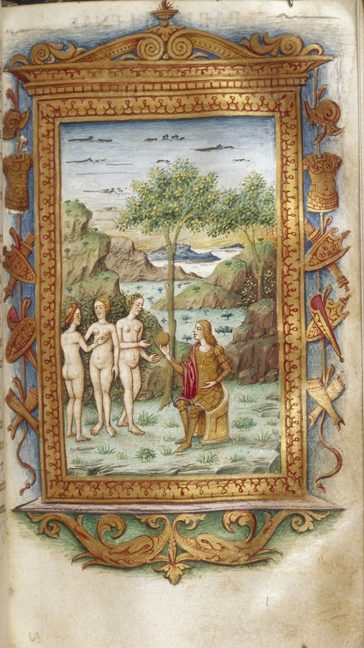 Wyrok Paryża, 1485-1499 autorstwa Cristoforo Majorana