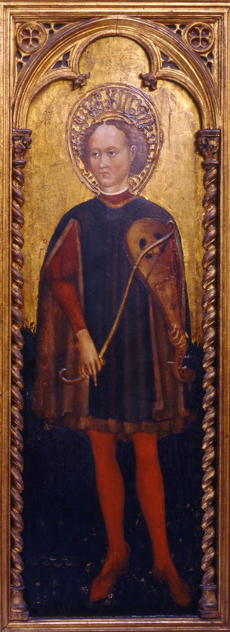 Święty Genesius z Rzymu, druga połowa XV wieku. autorstwa Cristoforo Moretti