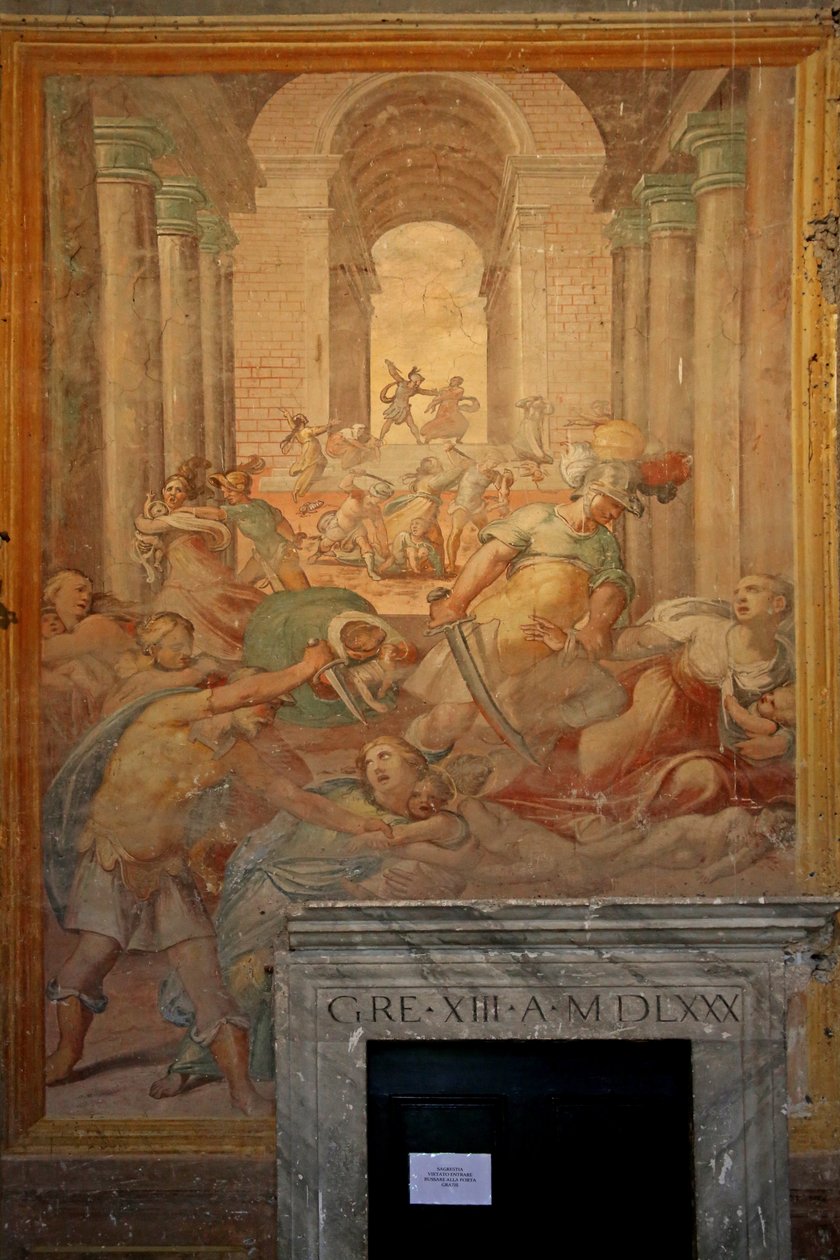 Męczeństwo wielu świętych autorstwa Cristoforo & Tempesta Antonio (1555 1630) Roncalli