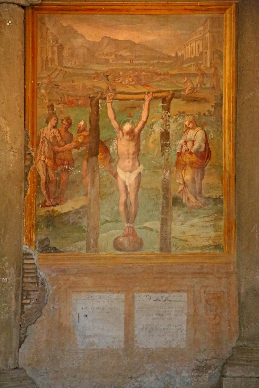 Męczeństwo i okaleczenie różnych świętych autorstwa Cristoforo and Tempesta, Antonio Roncalli