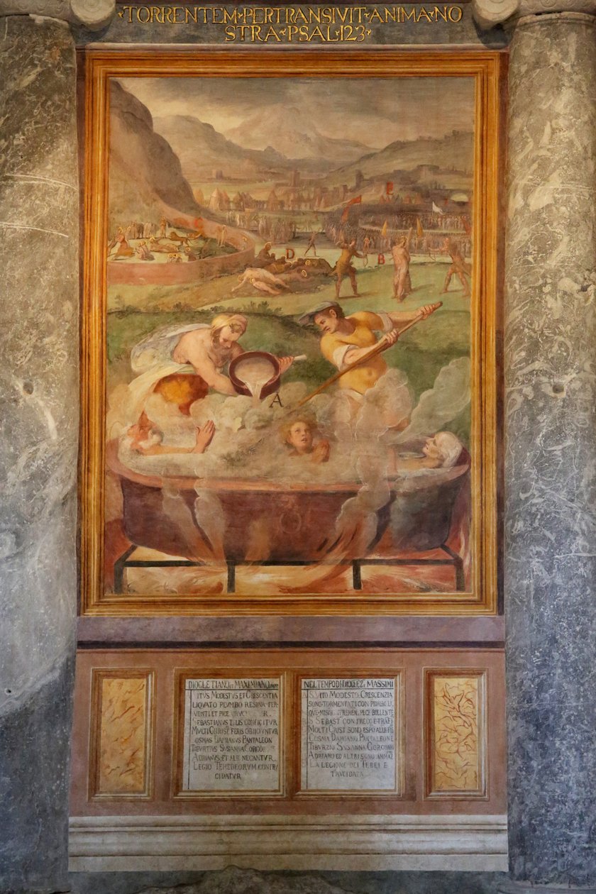 Męczeństwo Św. Wita, Modestusa i jego żony Crescentii autorstwa Cristoforo and Tempesta, Antonio Roncalli