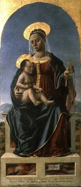 Madonna z Dzieciątkiem autorstwa Cristoforo da Lendinara Canozzi or Canozi