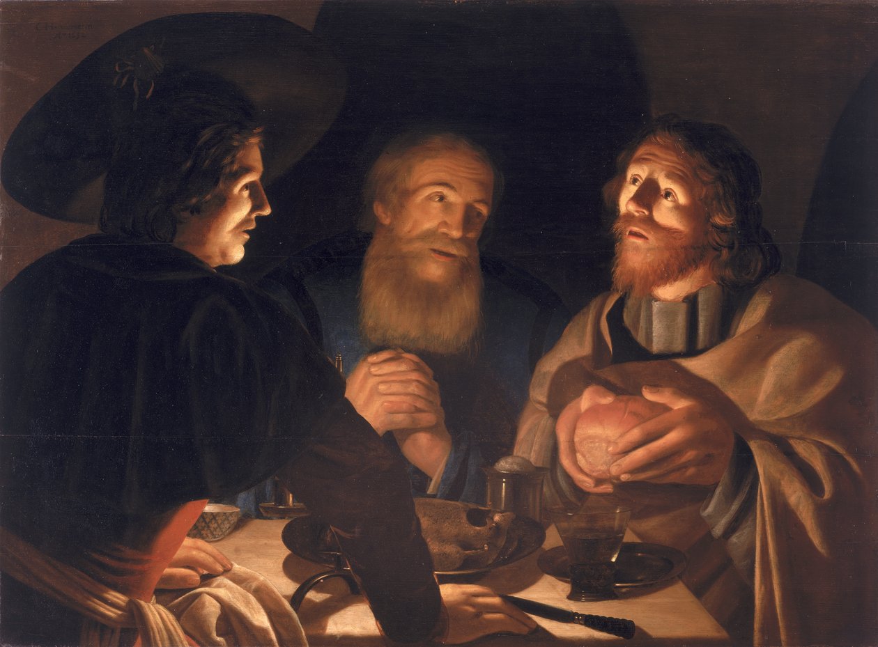 Wieczerza w Emaus autorstwa Cryn Hendricksz Volmaryn