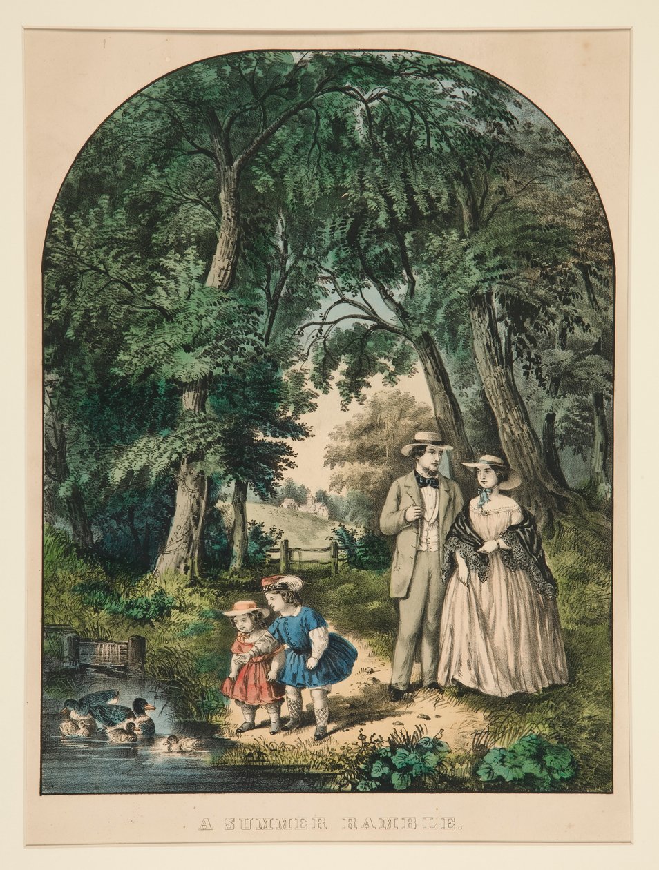 Letnia wędrówka autorstwa Currier and Ives