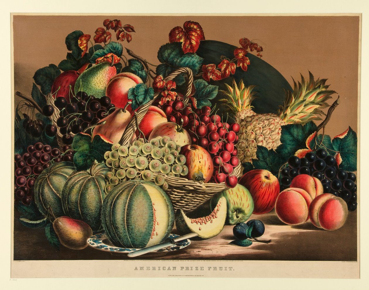 Amerykańska Nagroda Owoce autorstwa Currier and Ives