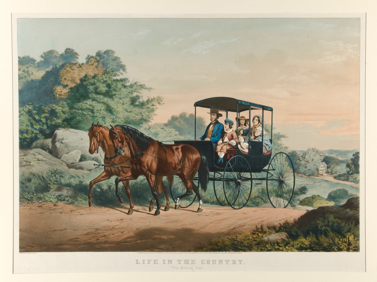 Życie na wsi./ autorstwa Currier and Ives