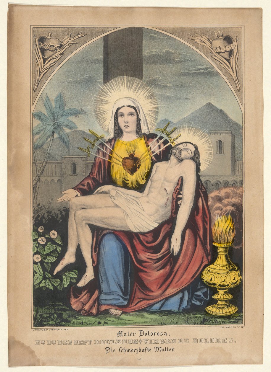Mater Dolorosa autorstwa Currier and Ives