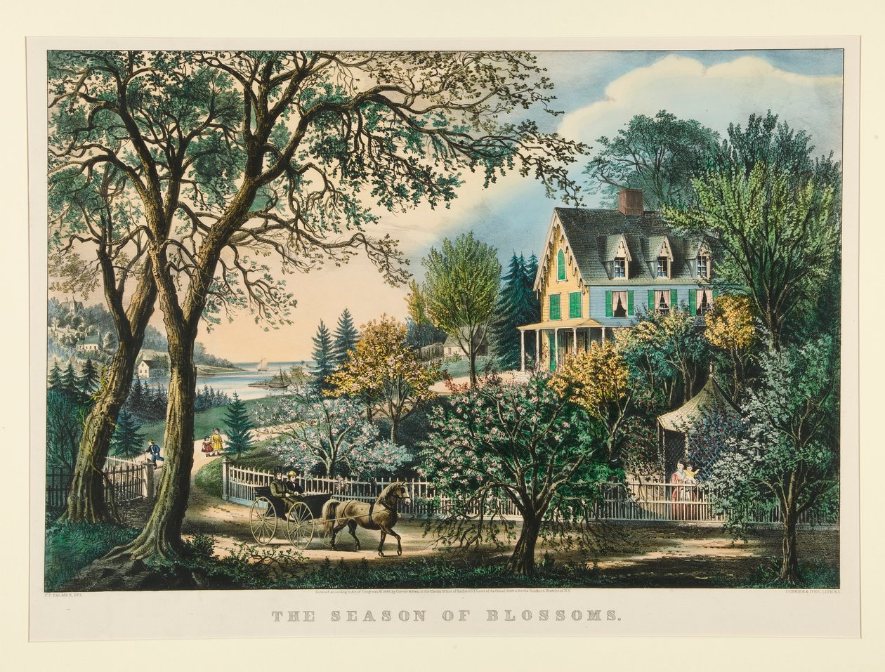 Pora Kwiatów autorstwa Currier and Ives