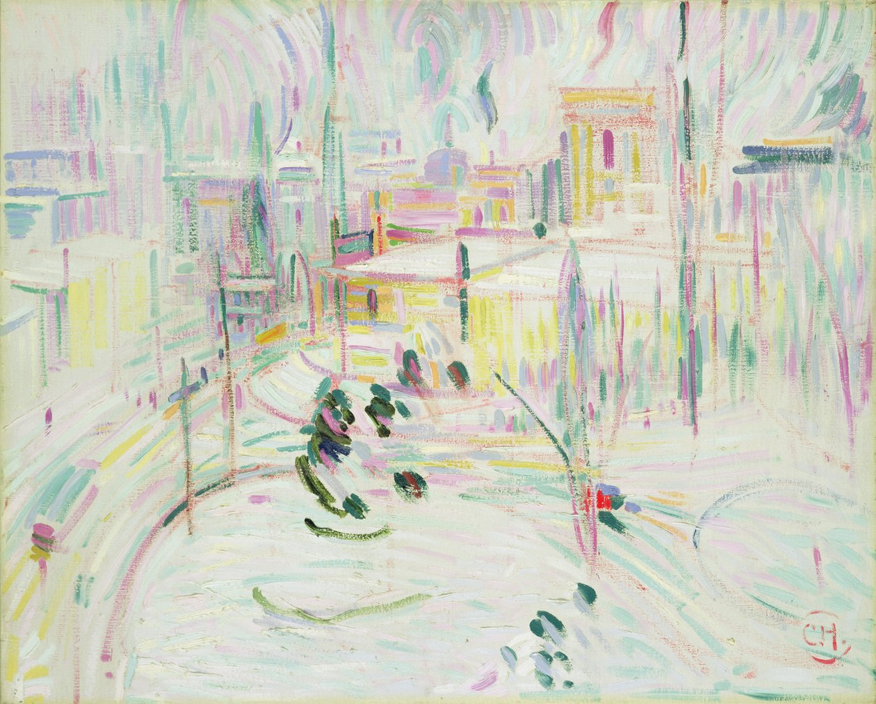 Berlin zimą, 1912-14 autorstwa Curt Herrmann