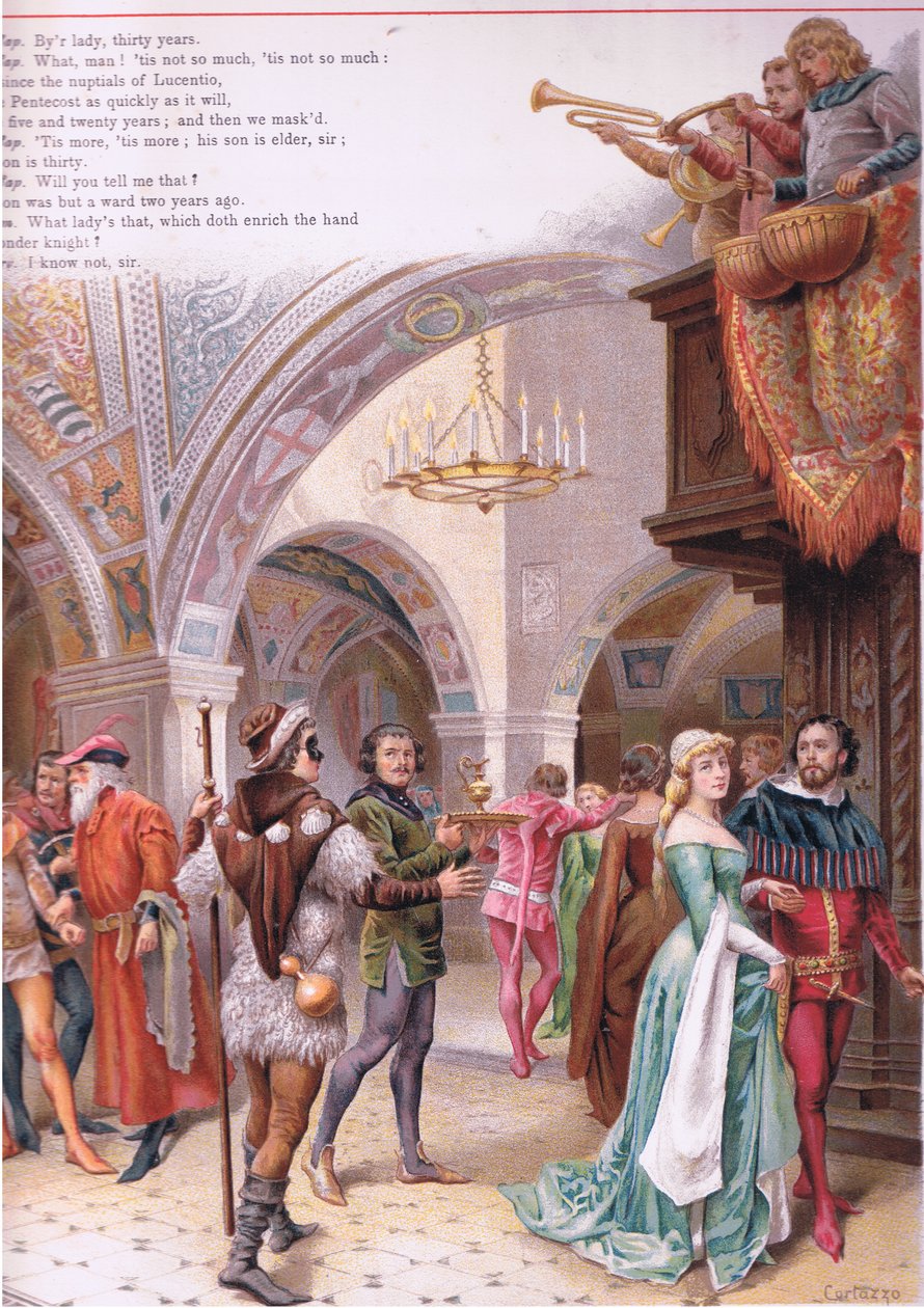 Panowie, witamy., ilustracja z Romea i Julii, autorstwa Curtazzo Curtazzo