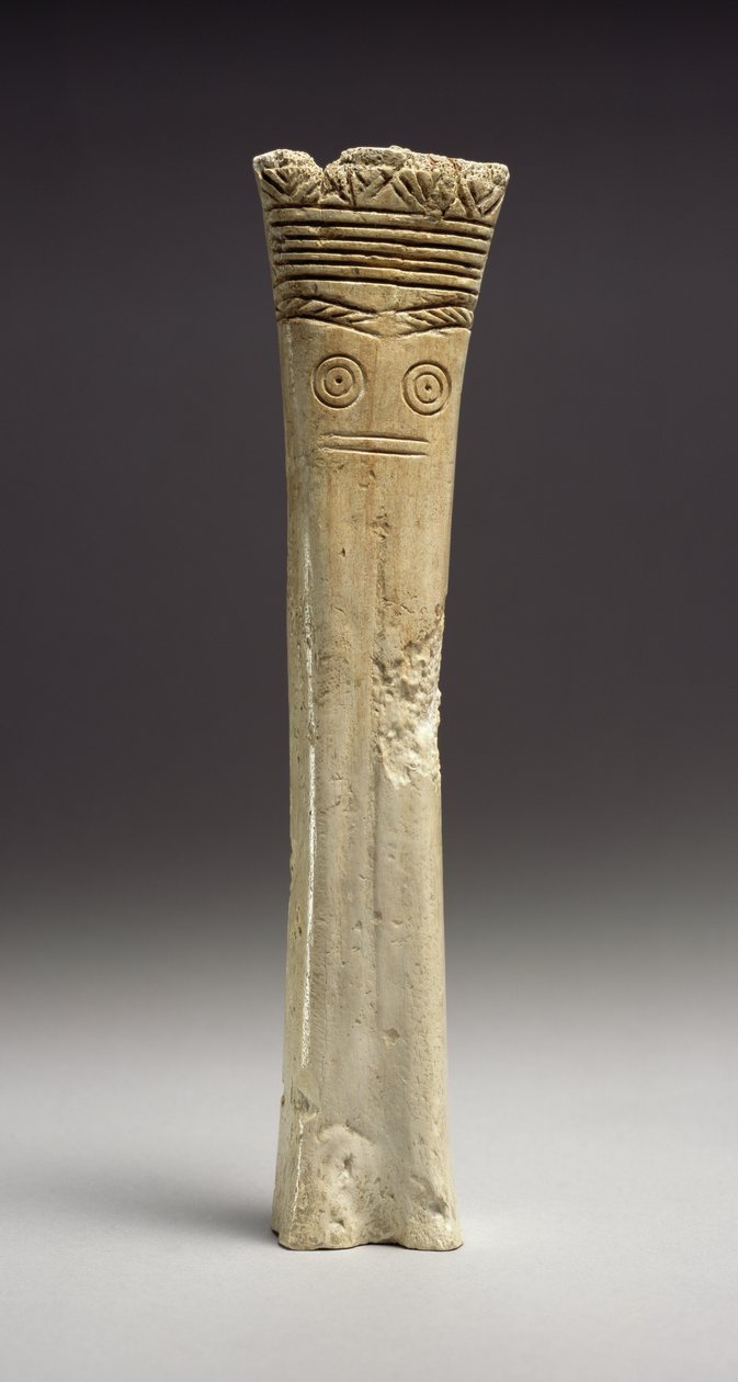 Rzeźbiona figura, wczesna epoka brązu, 2700-1900 pne (kość) autorstwa Cypriot