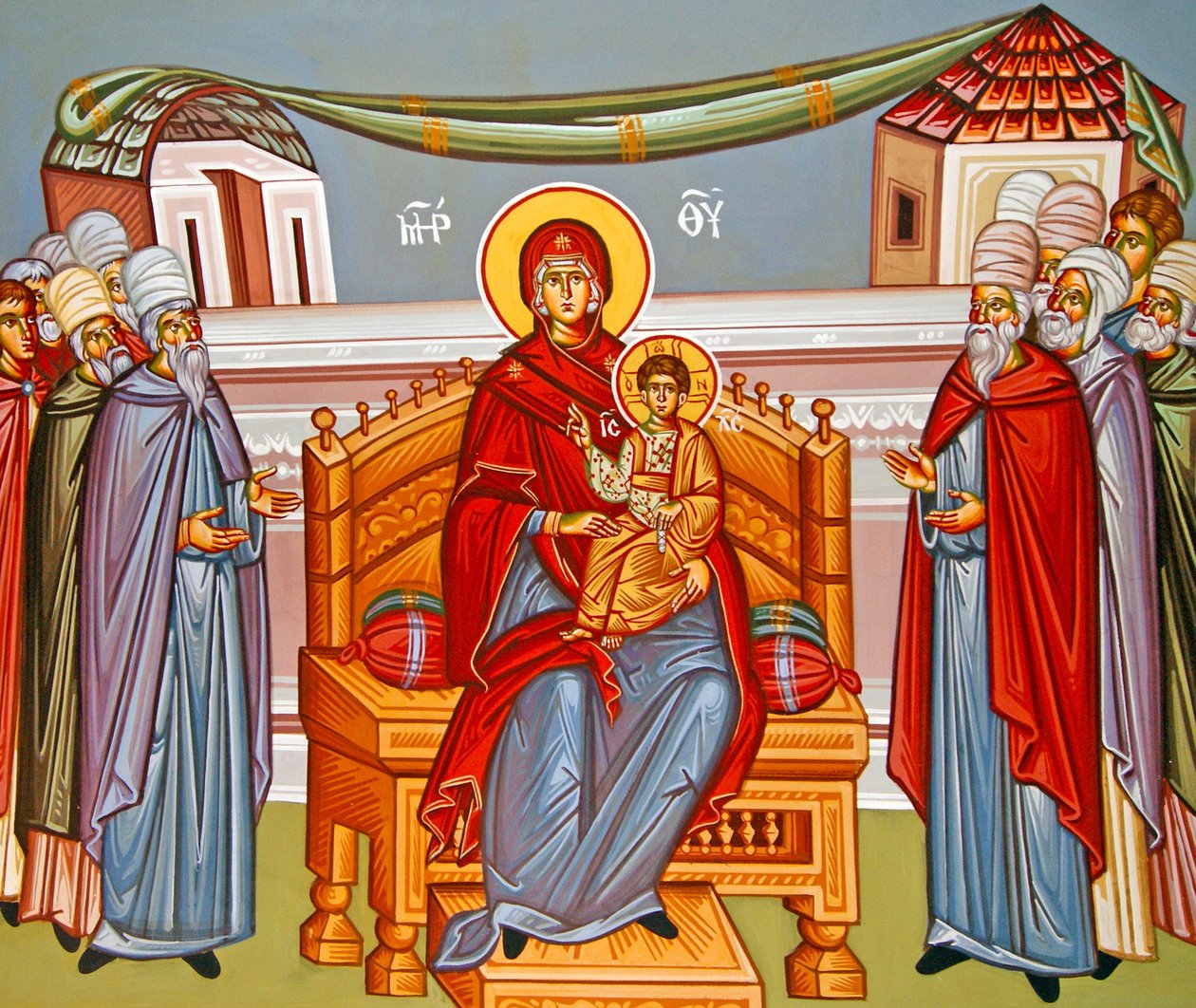 Starsi świętują Dziewicę Maryję, Cypr , Cypr autorstwa Cypriot