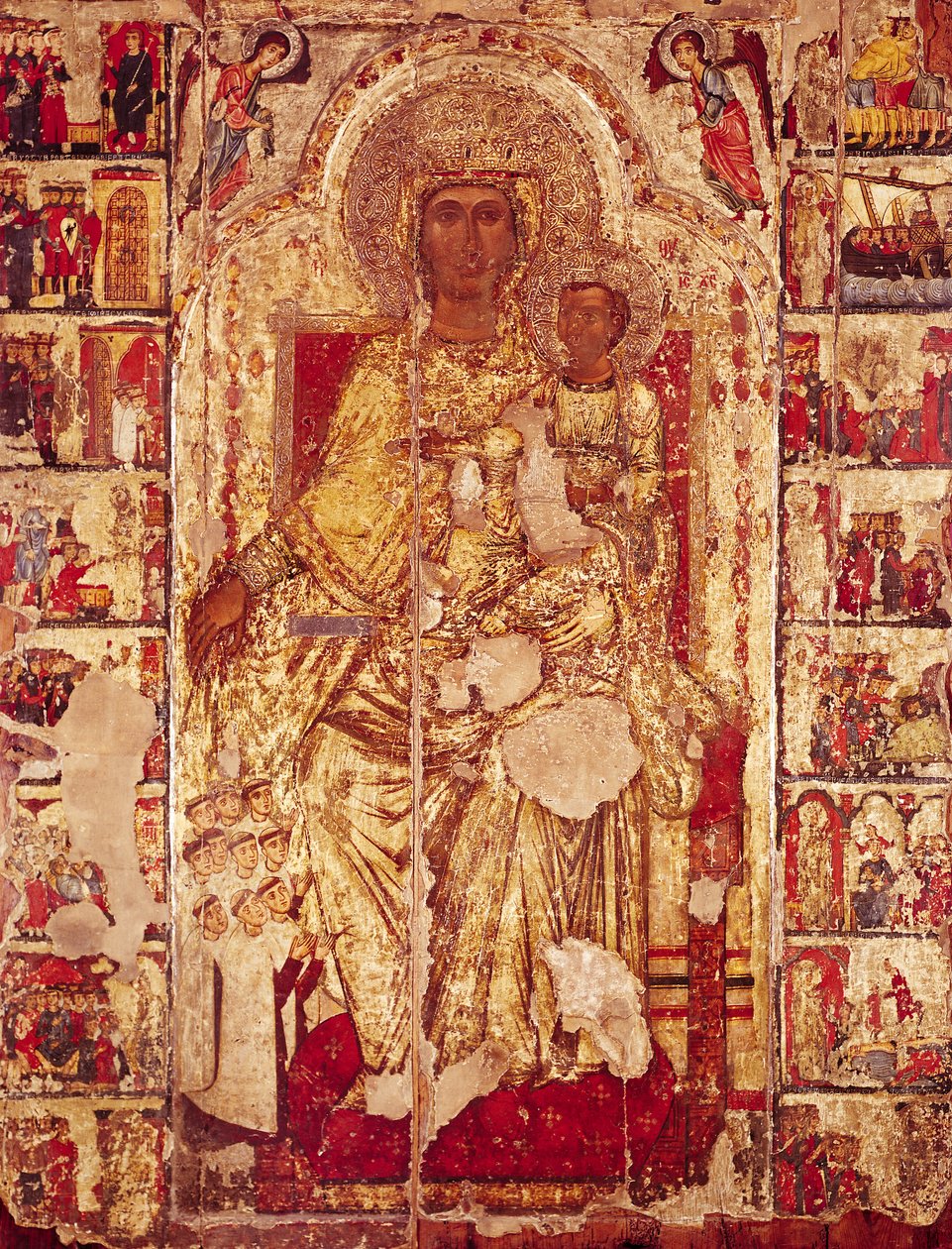 Ikona Matki Boskiej z Dzieciątkiem, ok. 1300 autorstwa Cypriot