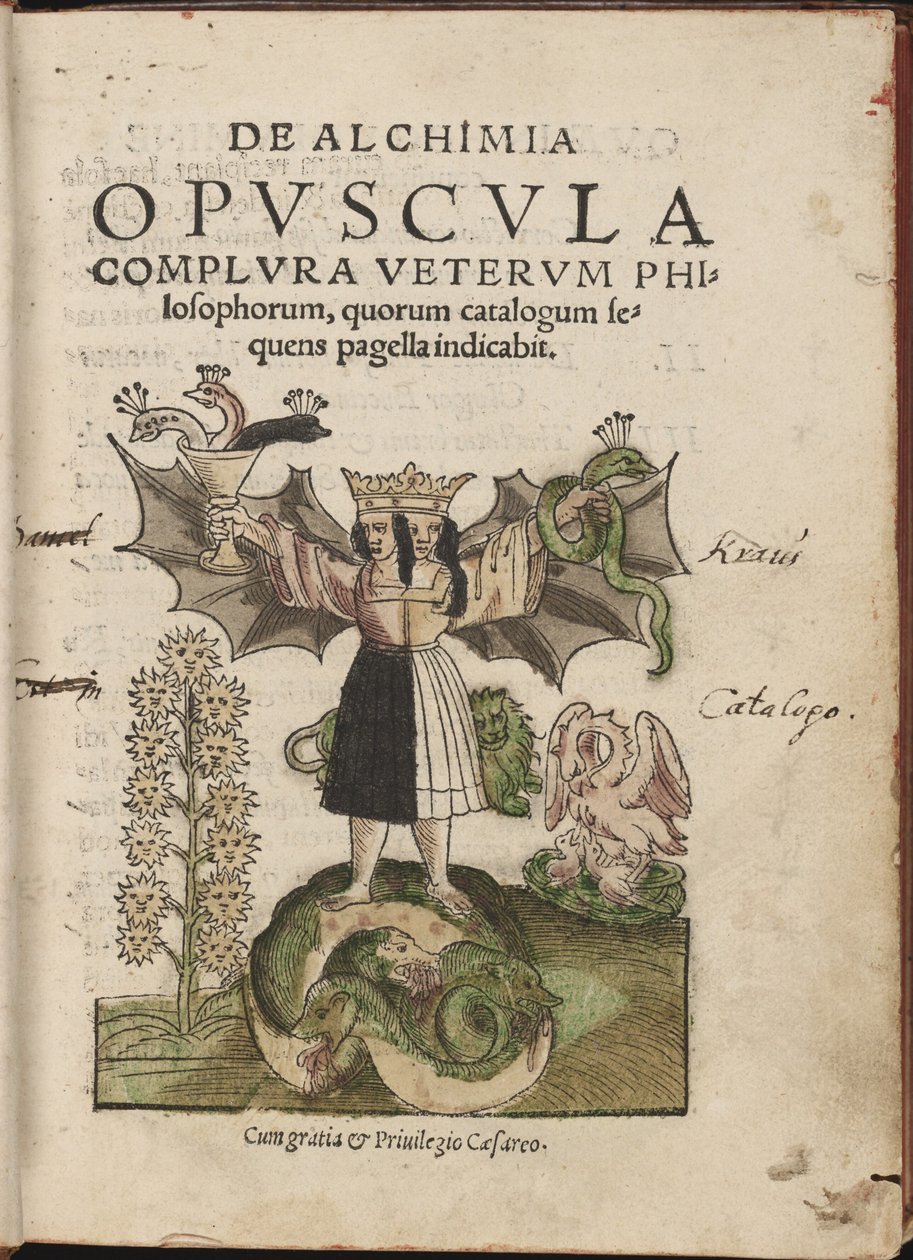 De Alchimia opvscvla complvra vetervm philosophorum, 1550 autorstwa Cyriacus Jacob