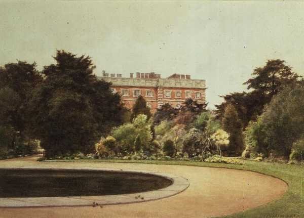 Ogród, Hampton Court autorstwa Cyril Ward