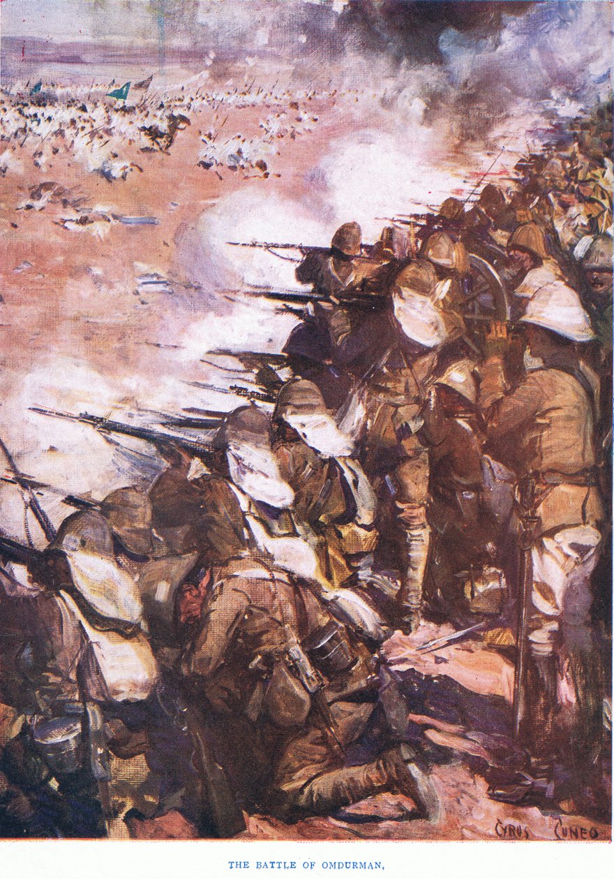 Bitwa pod Omdurmanem 1898, 1915 autorstwa Cyrus Cuneo