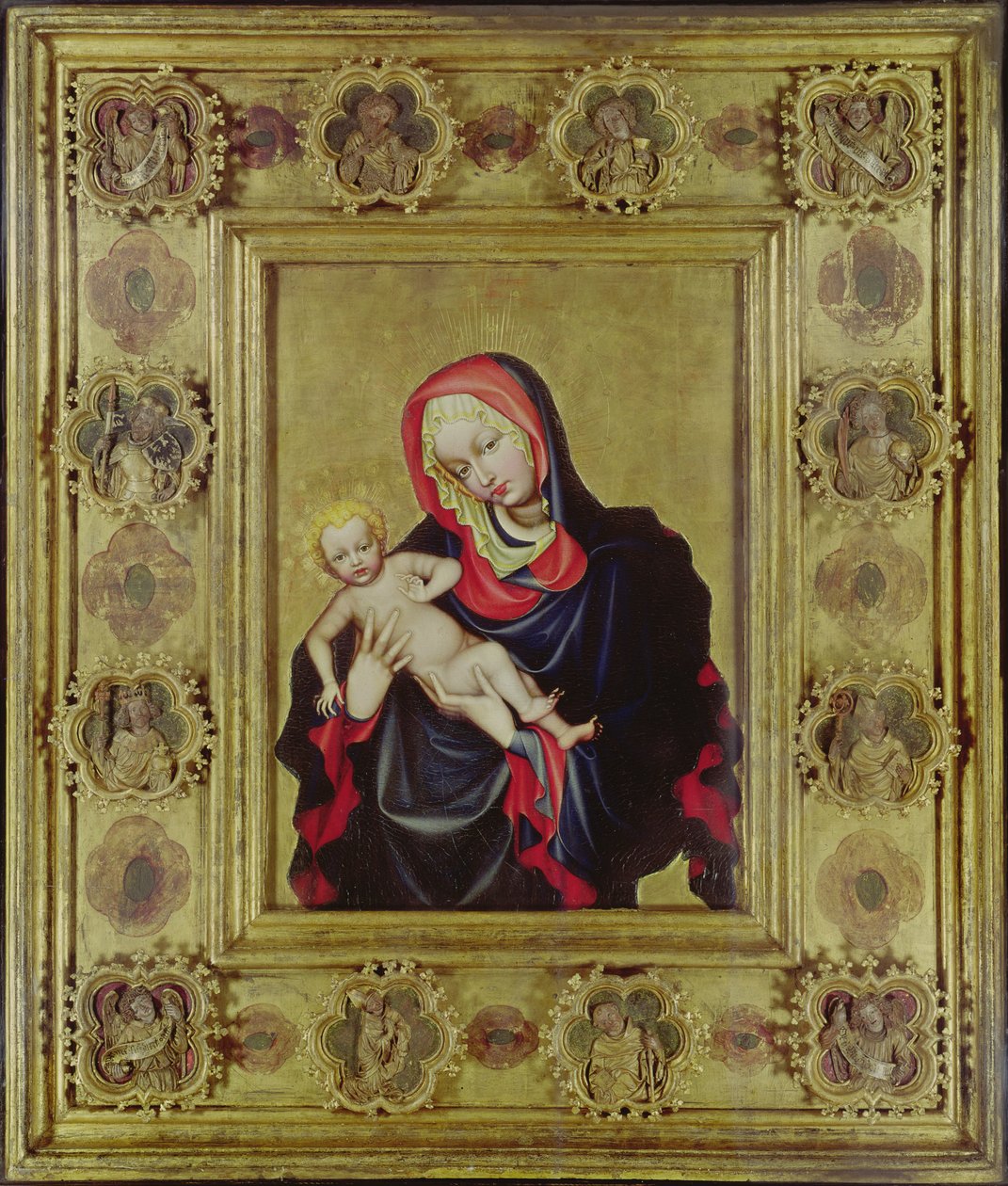 Madonna Saint-Guy, c.1392-96 (tempera na panelu) autorstwa Czech School