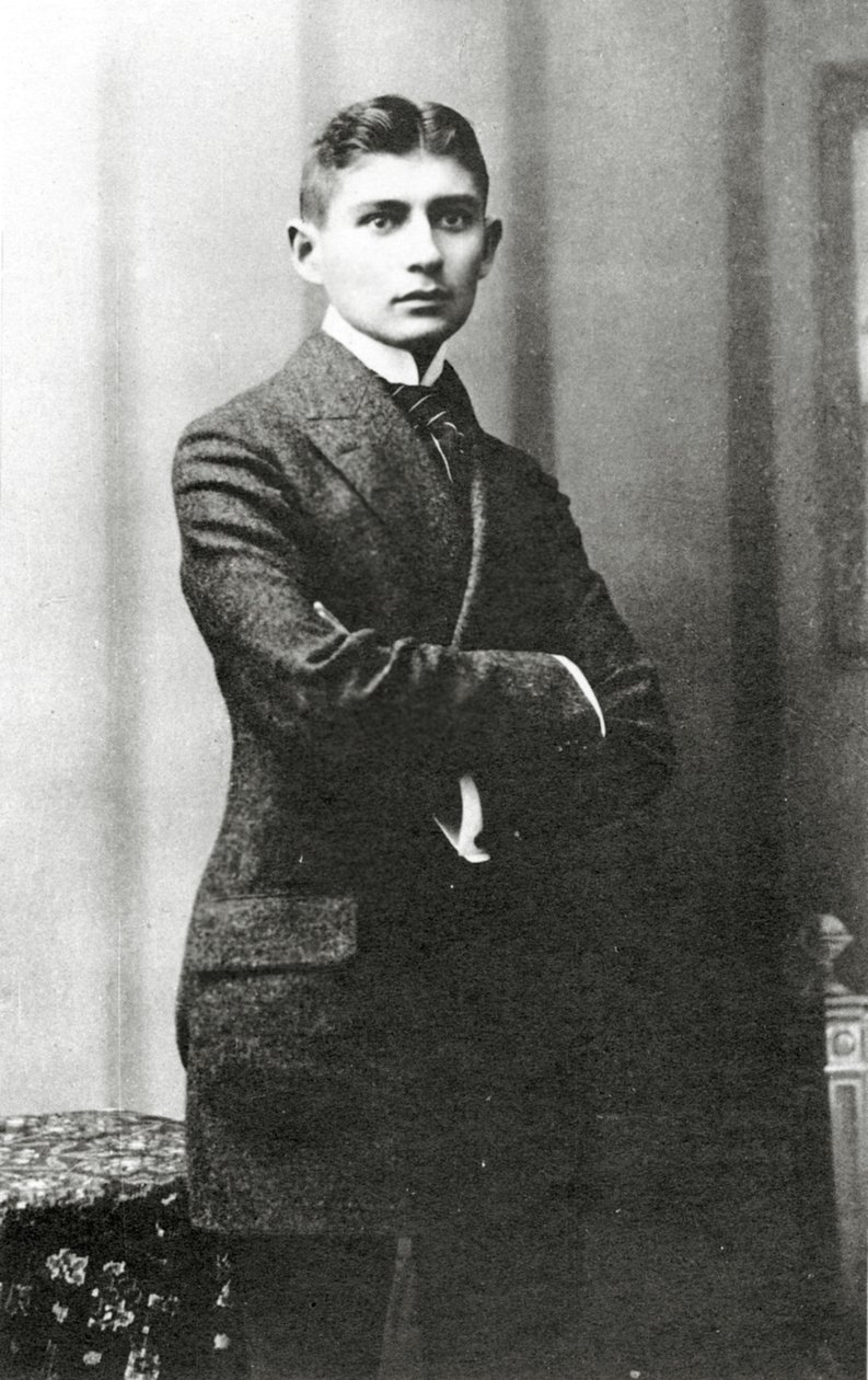 Portret Franza Kafki (1883 - 1924) autorstwa Czech School