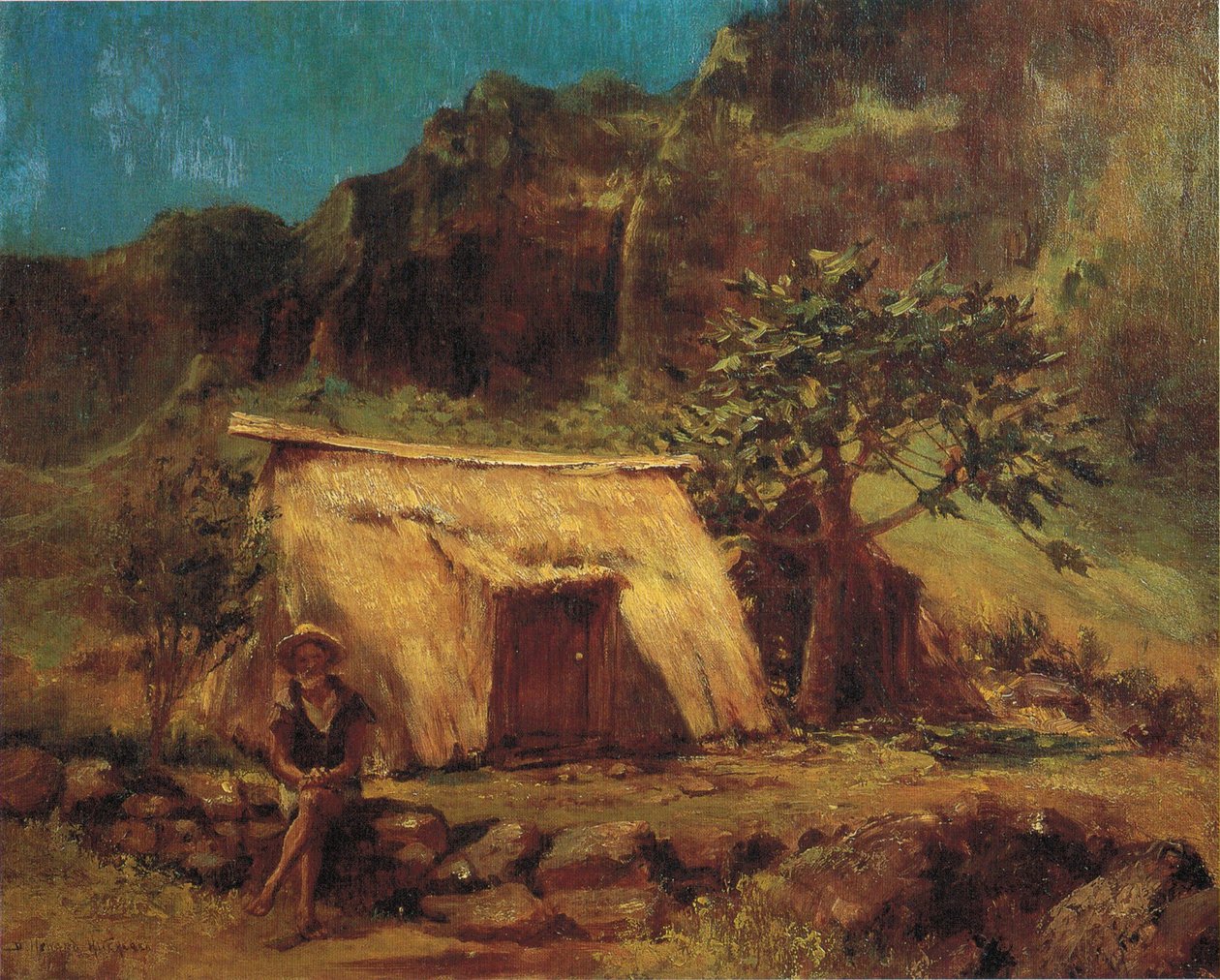 Hawajczyk i jego Homen autorstwa D. Howard Hitchcock