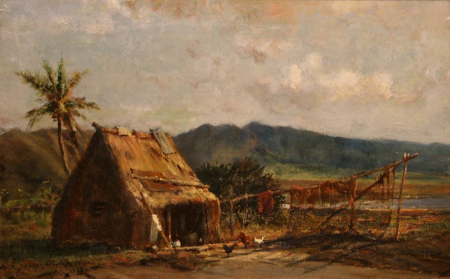 Plaża Ala Moana, Oahu autorstwa D. Howard Hitchcock