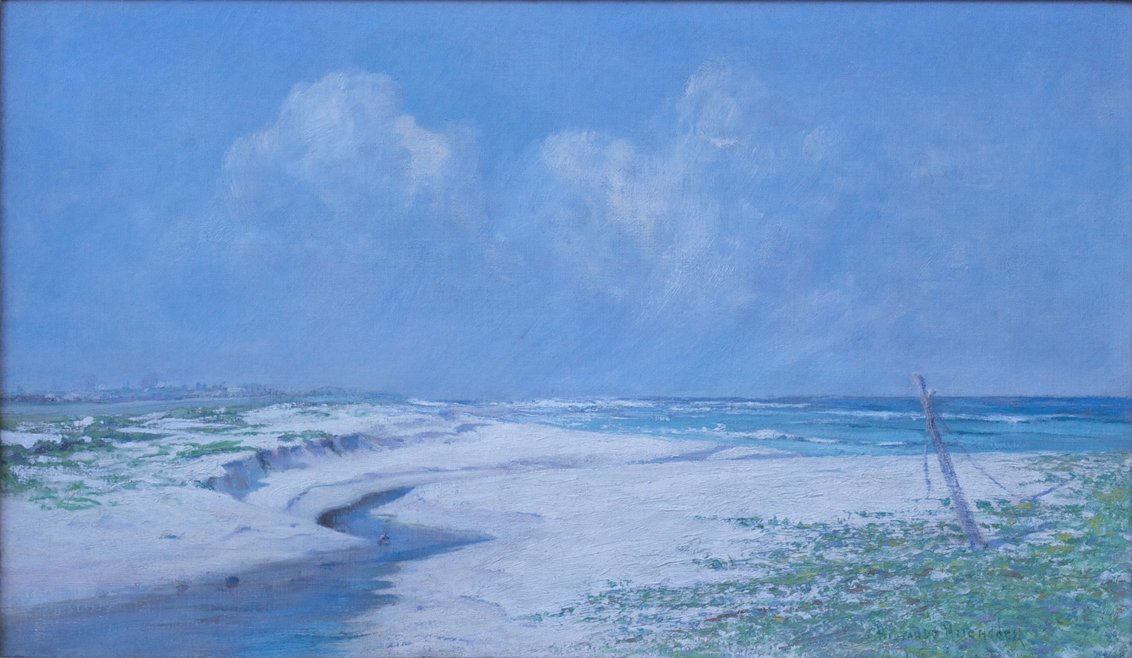 Plaża w Kamehama Nui autorstwa D. Howard Hitchcock
