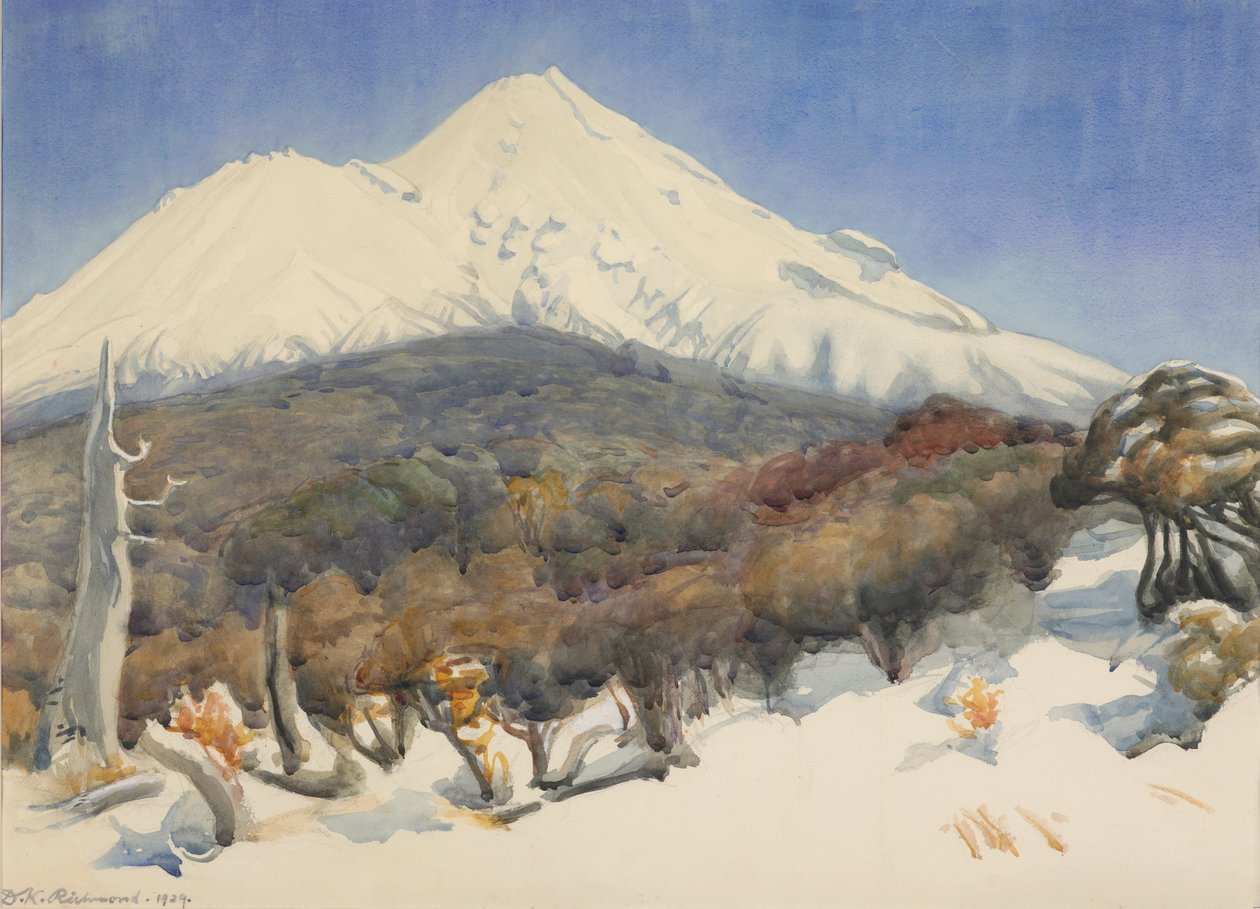 Góra Egmont autorstwa D. K. Richmond