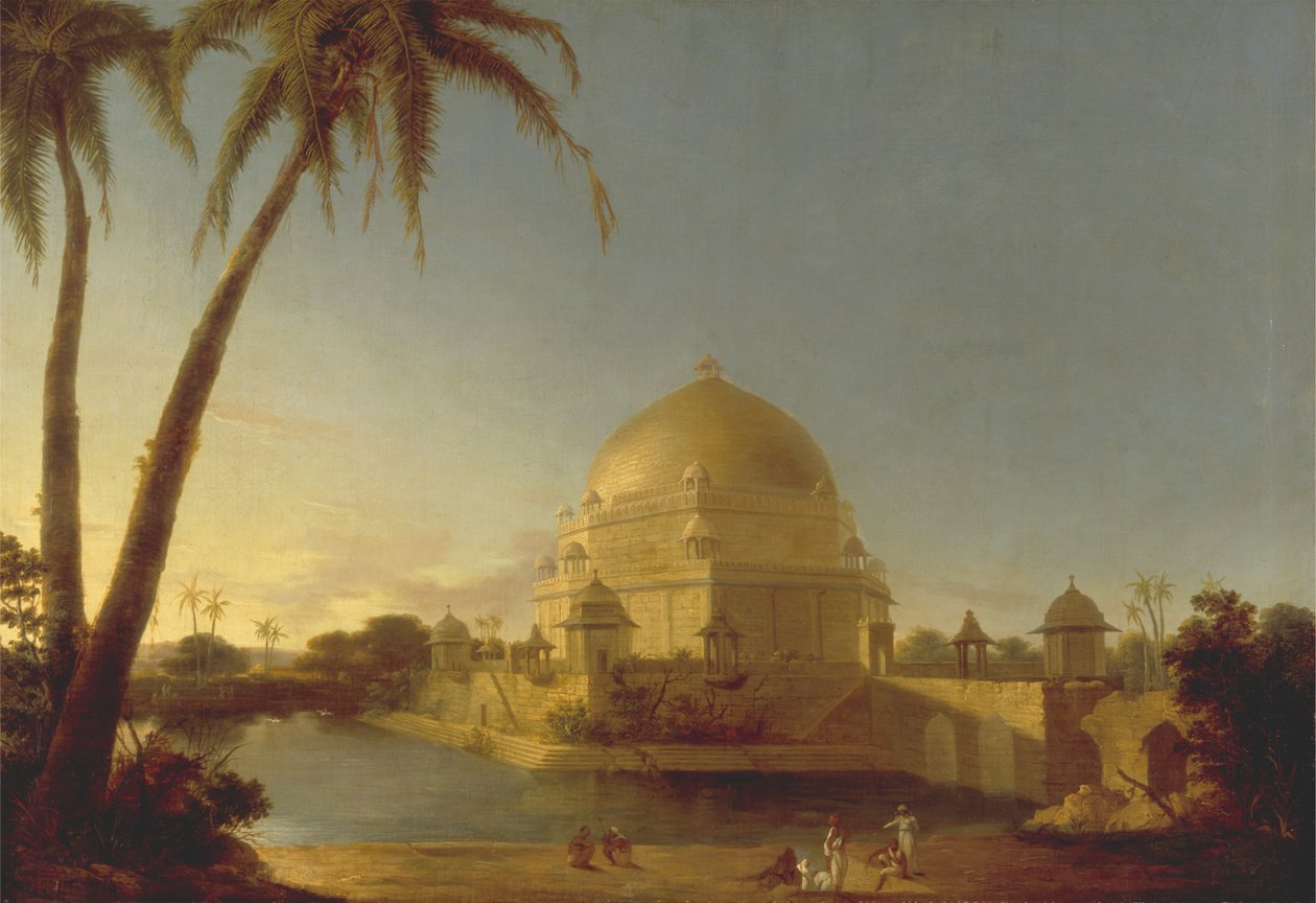 Grób Sher Shah, Sasaram, Bihar autorstwa D. Robert