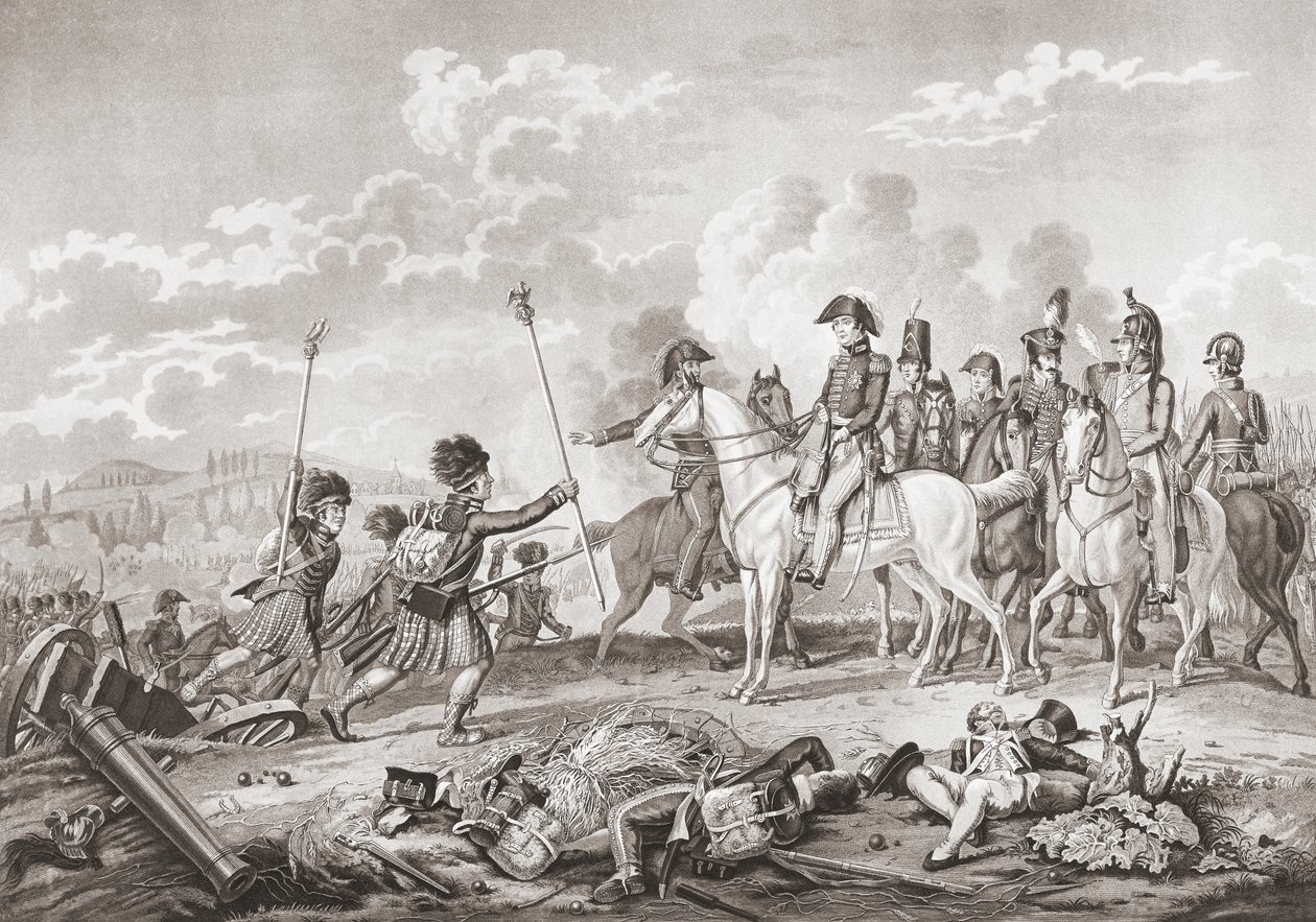 Bitwa pod Waterloo, 18 czerwca autorstwa D. Sluyter