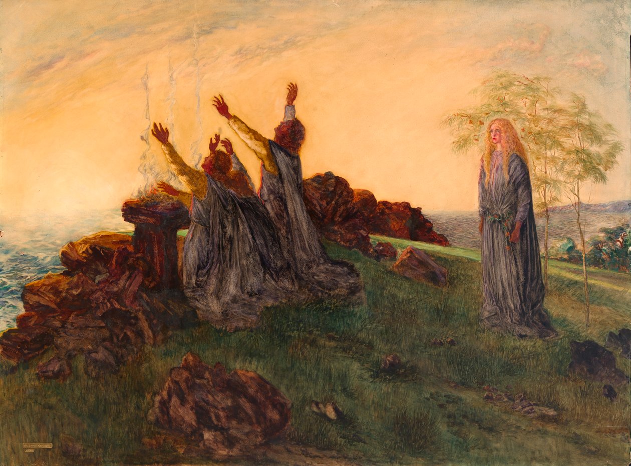 Przejście św. Brygidy, koniec XIX-początek XX wieku. autorstwa Da Loria Norman
