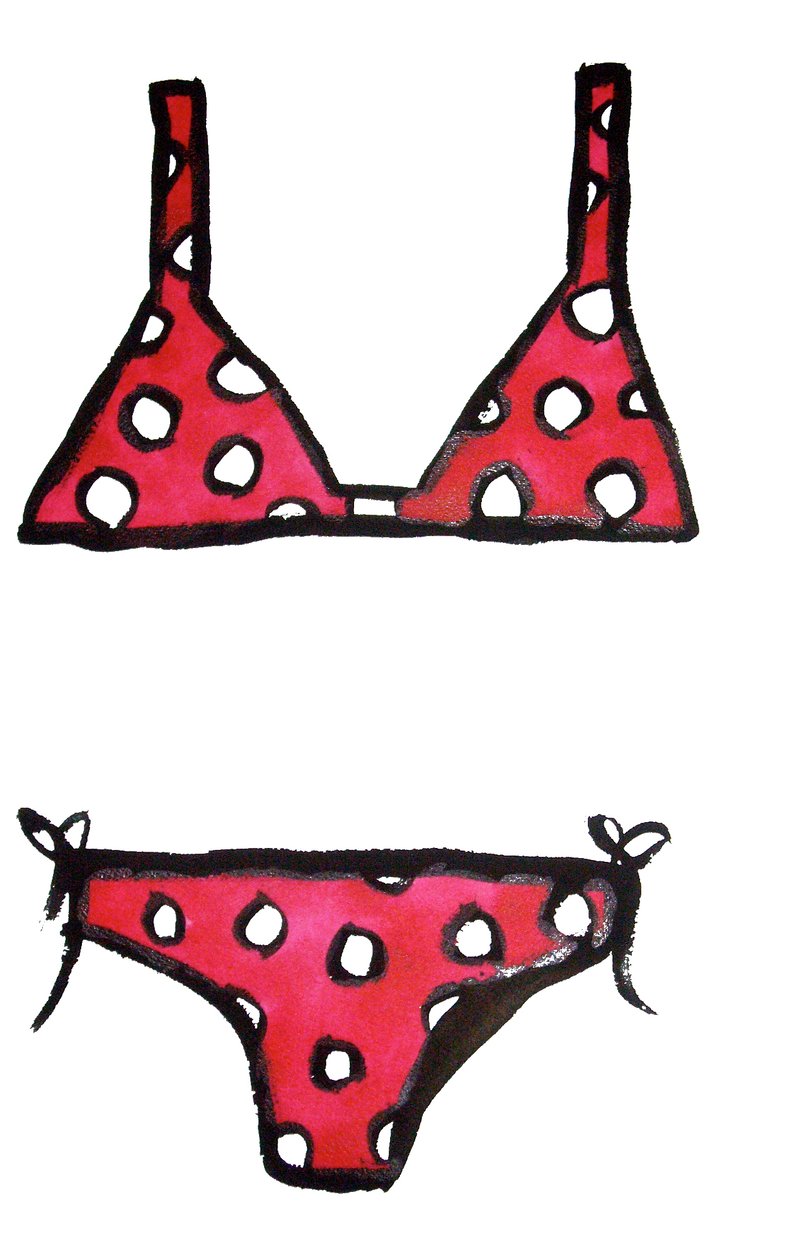 Bikini w kropki autorstwa Daisy de Villeneuve