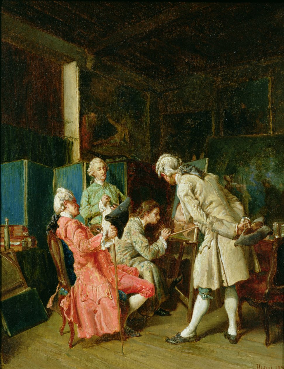 Krytycy sztuki, 1878 autorstwa Dajou