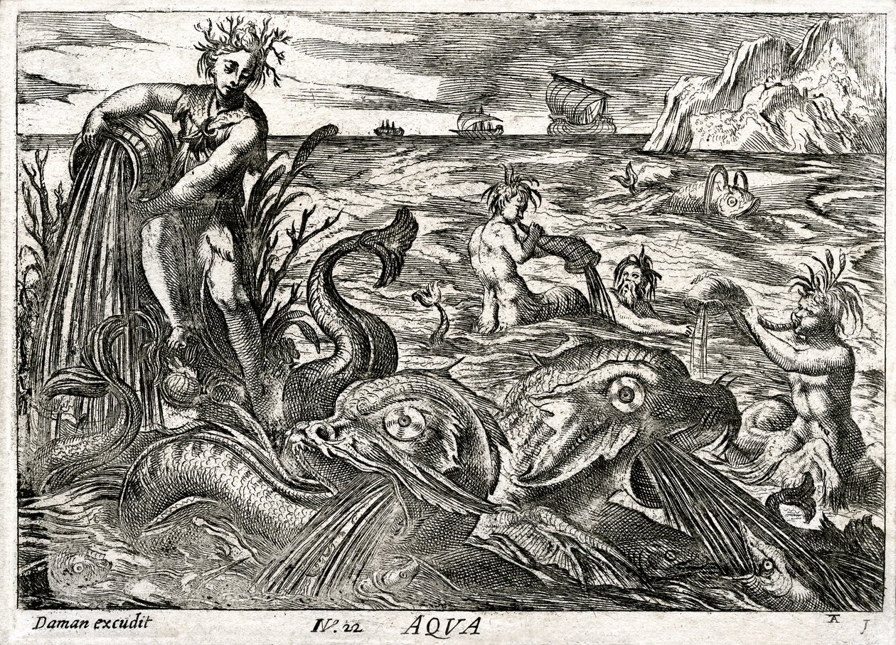 Aqua: alegoria wody autorstwa Daman