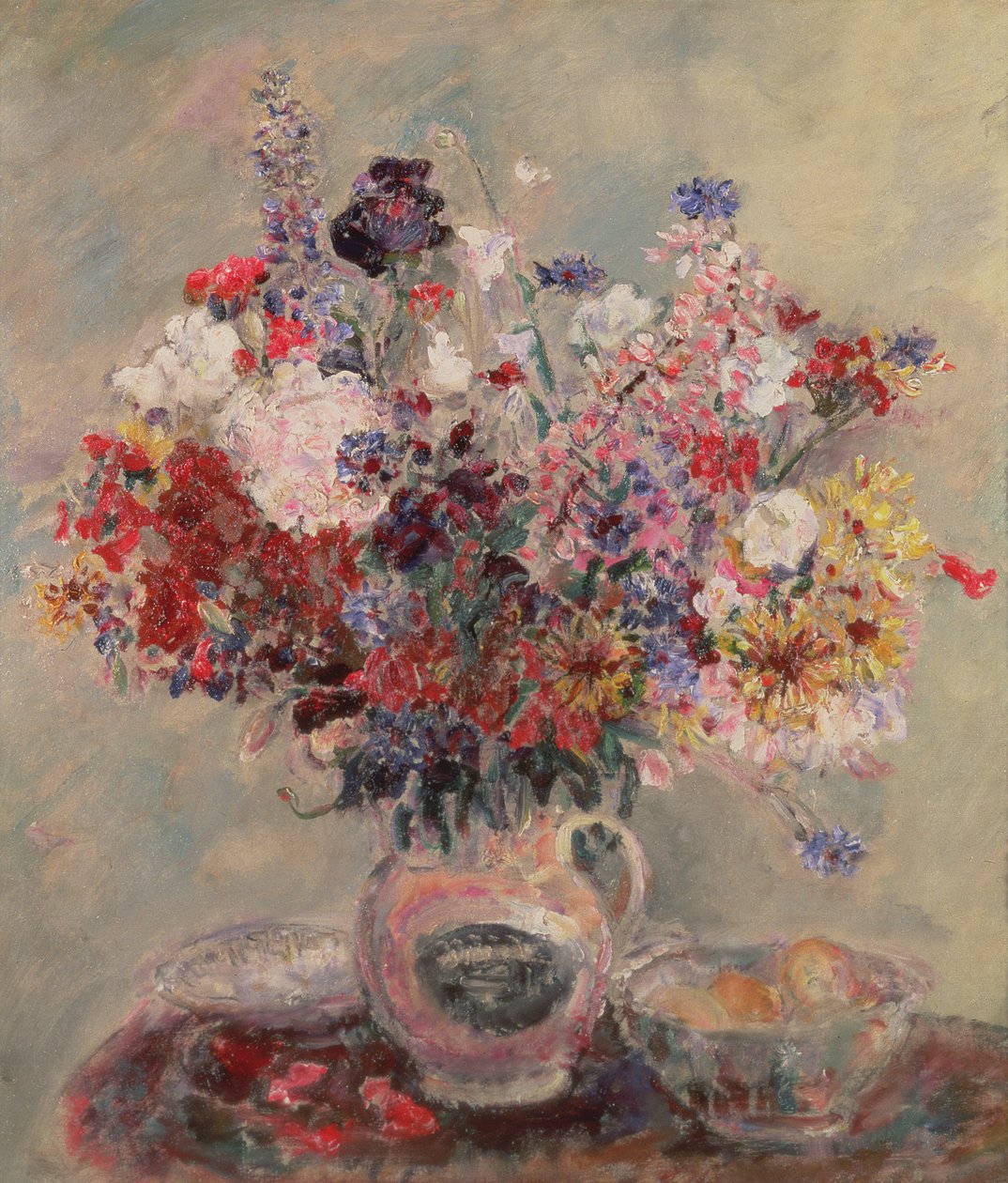 Letnie kwiaty (obraz) autorstwa Dame Ethel Walker