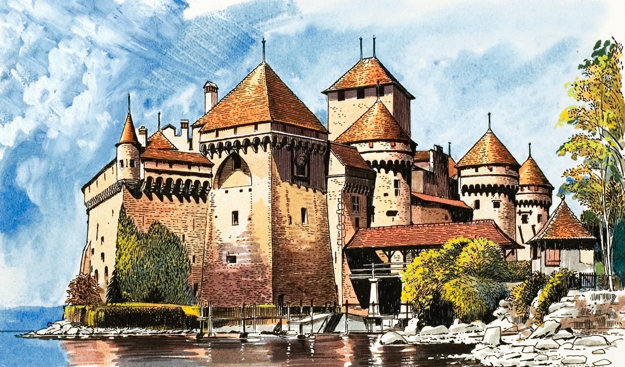 Chateau De Chillon autorstwa Dan Escott