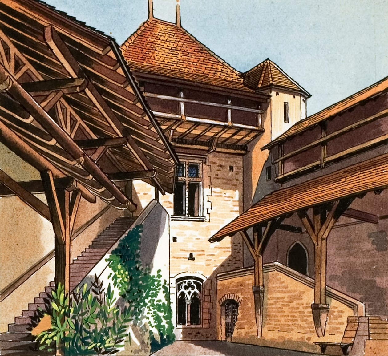 Chateau De Chillon autorstwa Dan Escott
